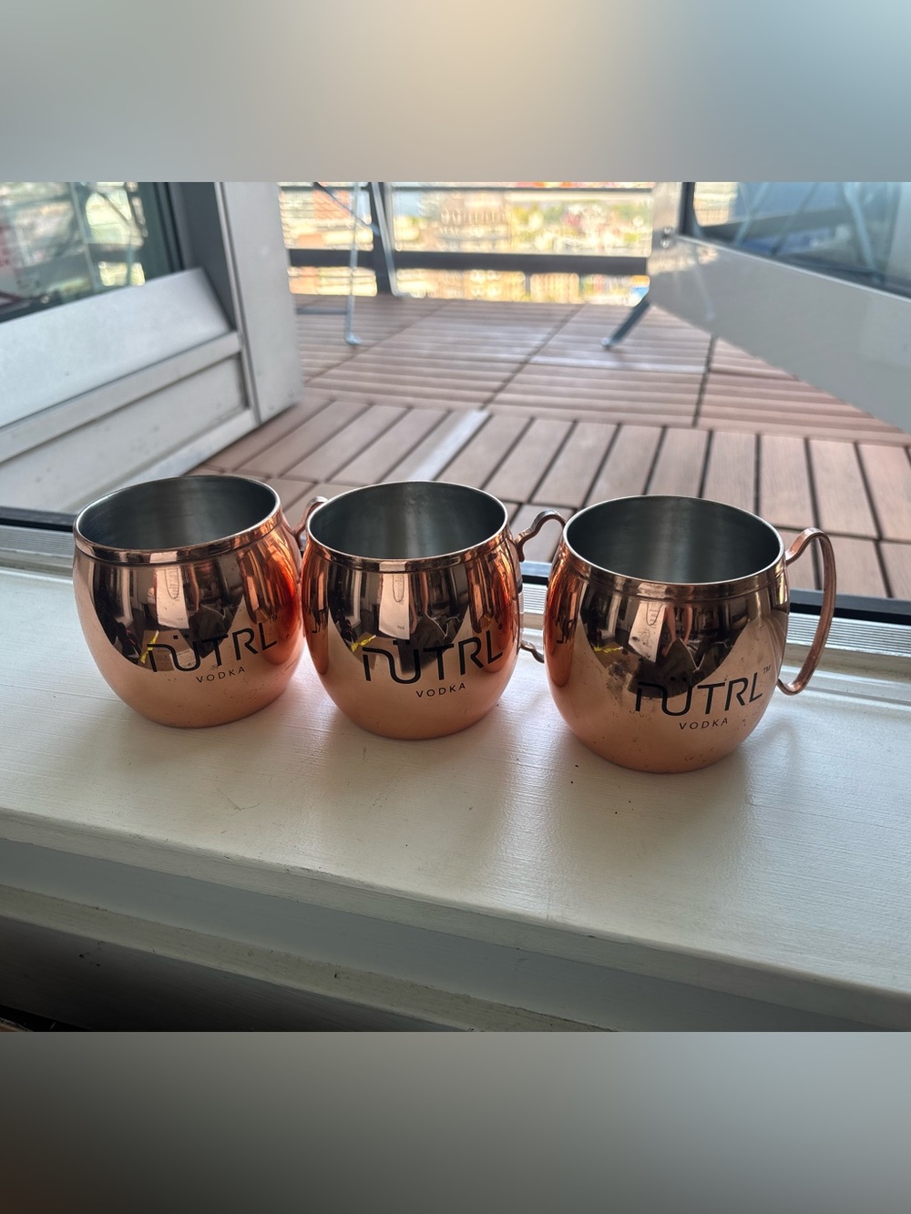 Nutrl Vodka Copper Moscow Mule Mug - Rose Copper Finish